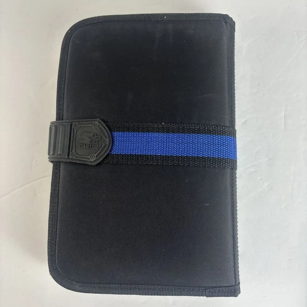 Vintage Starter Notebook in Nylon Folio with Hook Loop Closure